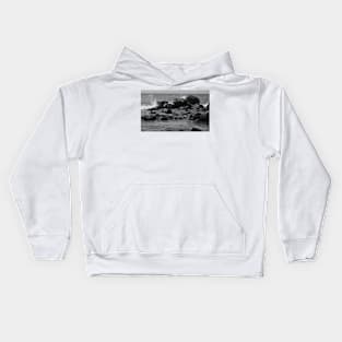 Splash on the rocks Kids Hoodie